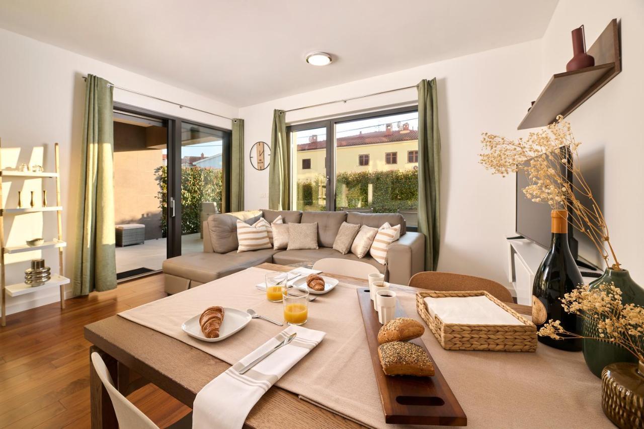 Spada Brand New Apartment With Garden 3 Min From Beach! Porec Ngoại thất bức ảnh